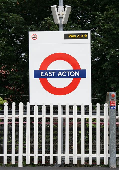 East Acton Underground Station Modern Roundel Bowroaduk Flickr