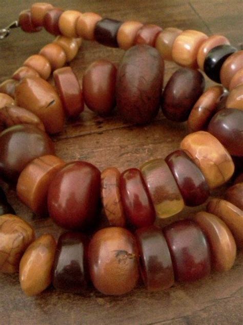 African Amber Trade Necklace Beaded Beads Beaded Jewelry Handmade Jewelry Beaded Necklace