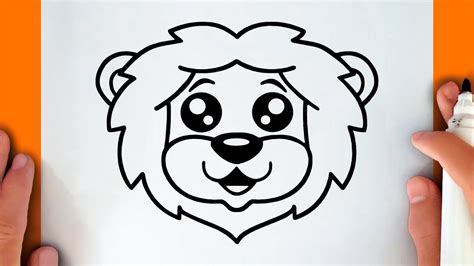 How To Draw A Cute Lion