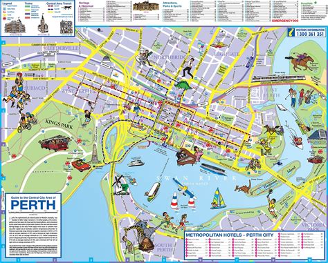 Perth Tourist Map