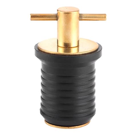Marine Drain Plug T Handle Drain Plug Brass High Strength For Transom