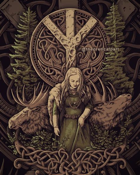 Algiz Rune In 2021 Norse Pagan Slavic Paganism Odin Norse Mythology