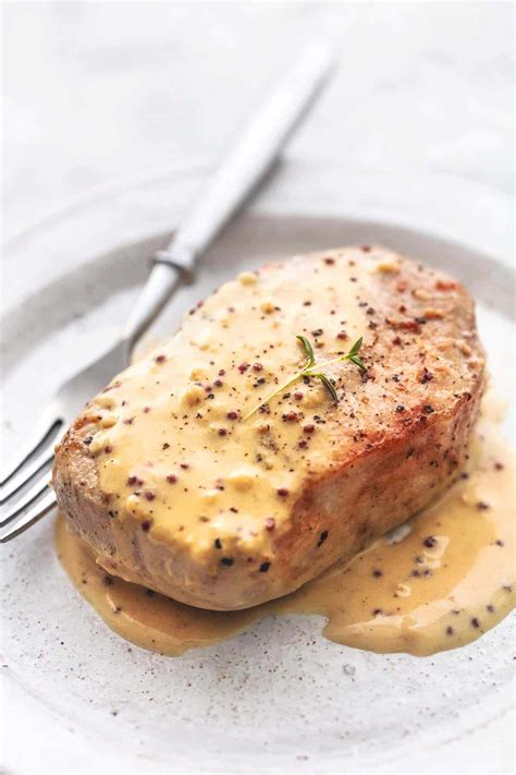 Pork Chops With Dijon Cream Sauce Creme De La Crumb