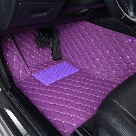 Luxury Car Mats Car Mats Car Floor Mats Purple Car Car Cleaning