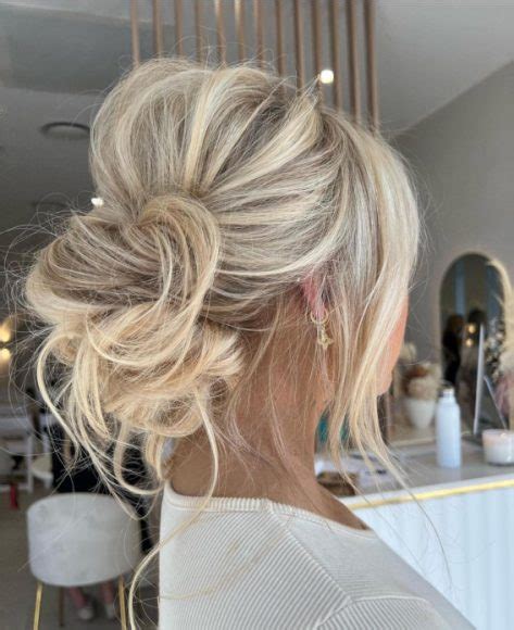 43 Stunning Updo Hairstyles 2022 Messy Hair Updo