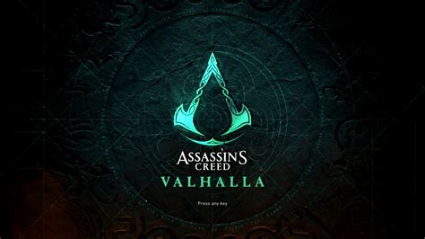 Assassin S Creed Valhalla Title Screen PC PS PS Xbox One Xbox