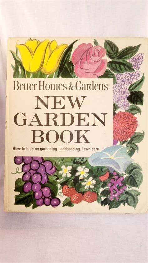 1960s Better Homes And Gardens New Garden Book How To Help On Gardening