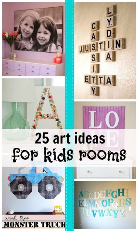 25 Art Ideas For Kids Rooms Remodelaholic