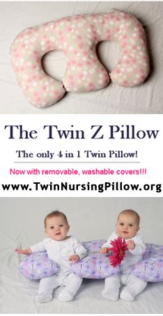 The type of twin nursing pillow you prefer as a new mum might not be the same as other twin mums. New 4-in-1 Nursing & Bottle Feeding Pillow for Twins ...