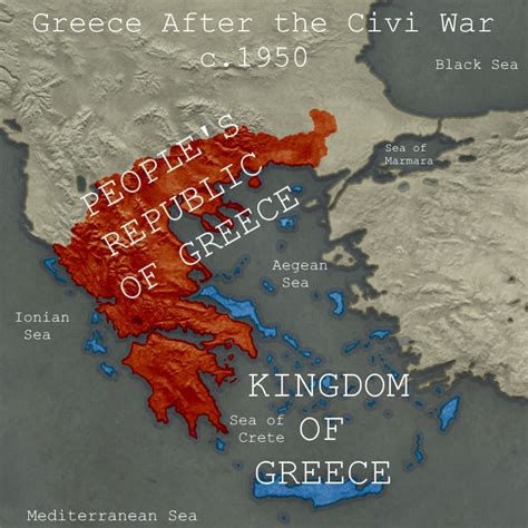 Divided Greece An Alternate Cold War Where The Communists Win The