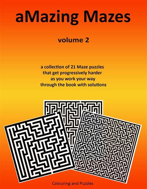 Amazing Mazes Volume 2 Puzzle Book Puzzle Books Amazing Maze Maze Puzzles