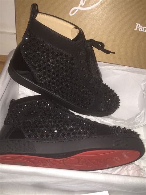 Black Louboutins Shoes Lyst Christian Louboutin So Kate Suede
