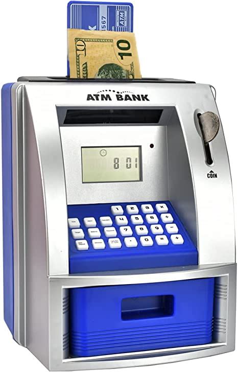Atmbnk Atm Savings Bank For Real Money Mini Atm Machine