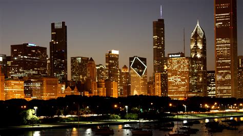 Wallpaperwiki Chicago Skyline Picture Hd Pic Wpe0011278