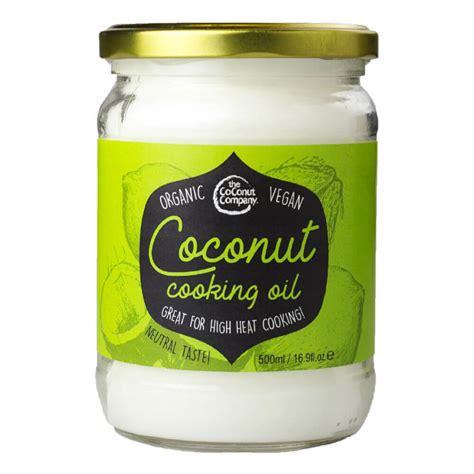 Organic Coconut Cooking Oil By The Coconut Company 500ml