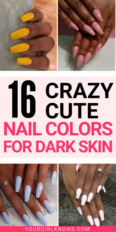 Beautiful Summer Nail Colors For Dark Skin Beauties Artofit