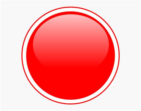 Red Circle Button Png Clipart Png Download Notification Red Icon