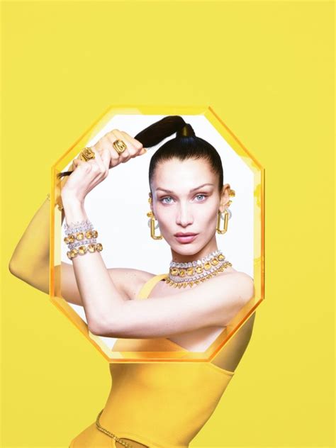 Bella Hadid Swarovski Campaign 2022 Jewelry