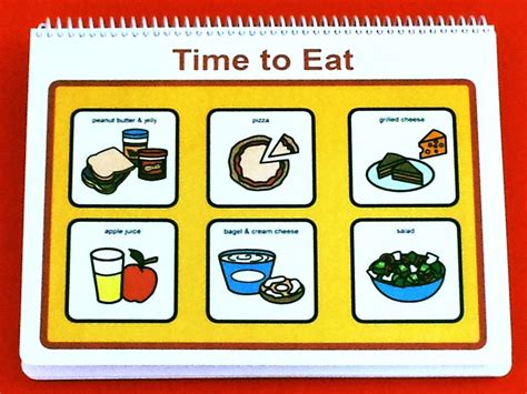 Items Similar To Time To Eat Choices Pecs Book 60 Food Symbols