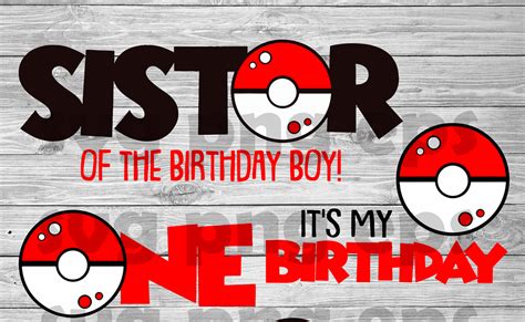 Birthday Boy Pokemon Svg - 931+ SVG File for DIY Machine - Free SVG Cut