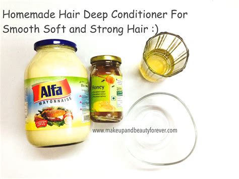 Do It Yourself Homemade Hair Deep Conditioner With Apple Cider Vinegar Mayonnaise And Honey
