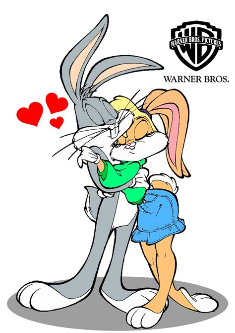 Bugs And Lola Bunny I Love You By Balabinobim On Deviantart
