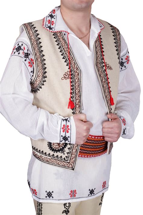 Costum Popular Barbatesc Muntenia Ocaua Ro