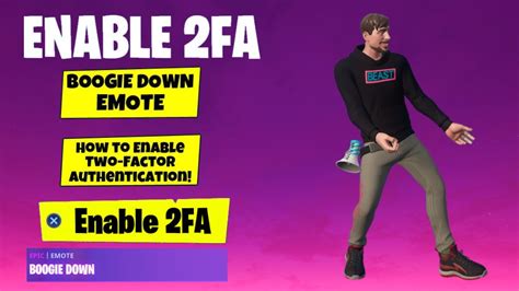 How To Enable 2fa On Fortnite Chapter 4 Season 1 Youtube