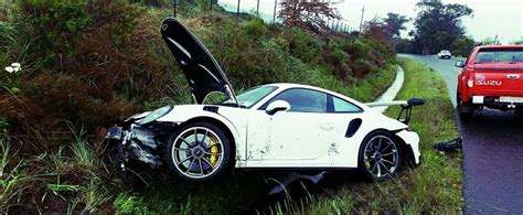 Porsche 911 Gt3 Rs Pdk Has Brutal Crash In South Africa Could Be