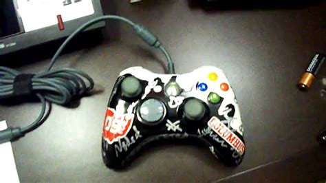 Custom Painted Xbox 360 Controller Mlg Columbus 09 With Signatures