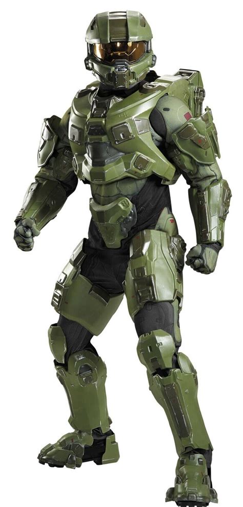 Master Chief Halo Ultra Prestige Costume 3d Armor Light Up Helmet Adult