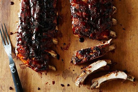 Made in the oven bbq baby back ribs in oven, fall off the bone tender ribs how to make walmart beef riblets on the camp chef modified pursuit pellet grill. Ian Knauer's Sticky Balsamic Ribs | Recipe (With images) | Recipes, Food 52, Rib recipes