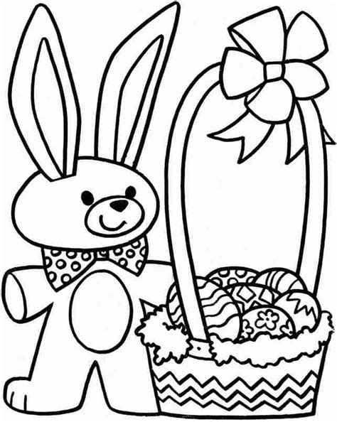 41 Best Pictures Cute Easter Bunny Coloring Pages Free Printable