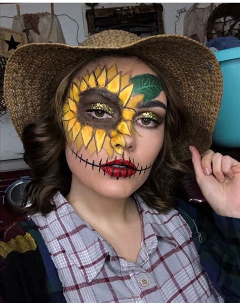 40 scarecrow makeup ideas for halloween the glossychic