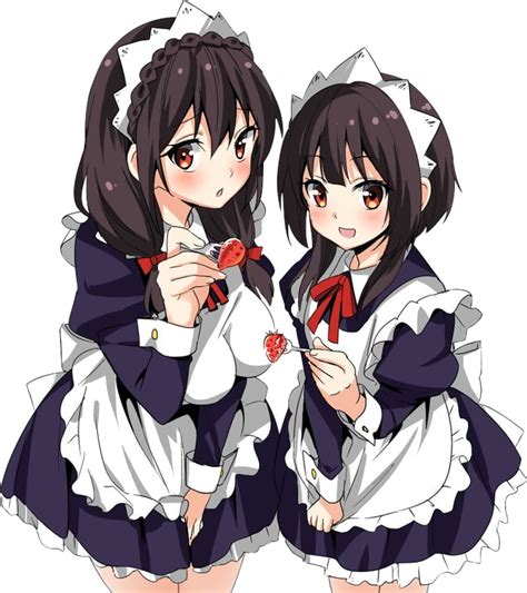 Maid YunYun And Maid Megumin Here To Serve You 9GAG