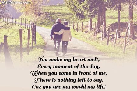 Your beautiful smile makes my heart melt; You make my heart melt,