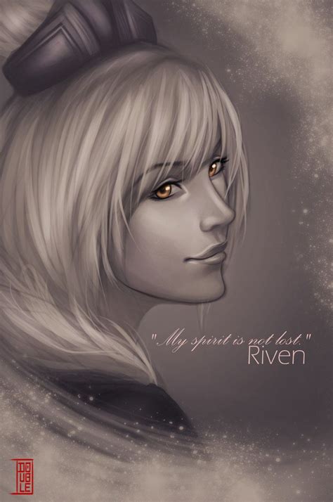 Riven Dragonblade By Doubled67 On Deviantart Character Inspiration