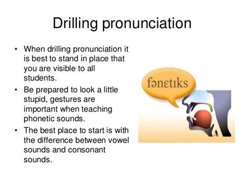 Teacher Training Pronunciation