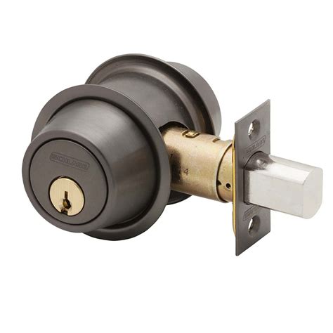 Schlage B560 619 Deadbolt Single Cylinder Goldy Locks Inc Alarm