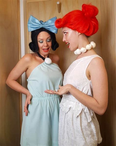 Wilma Flintstone And Betty Rubble Snog The Frog