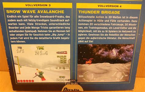 Einzige einschränkung ist, dass sie eines der objekte steuern und versuchen, nicht zu fallen. Thunder Brigade + Snow Wave Avalanche Retro PC Spiel 2 in ...