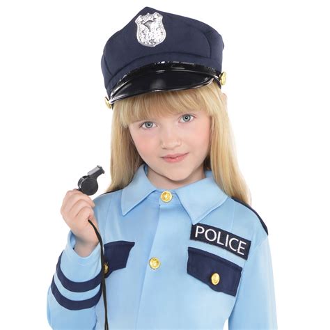 Kids Childs Police Cop Officer Uniform Book Week Fancy Dress Up Costume