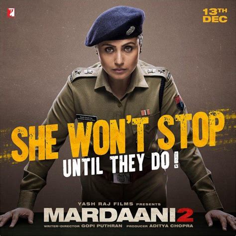 Mardaani 2 Hindi Movie Overview