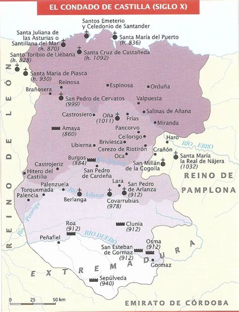 Castilla En Los Mapas Historia Del Condado De Castilla