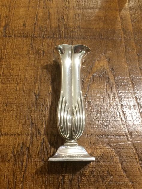 Antiques Atlas Small Pair Of Silver Vases