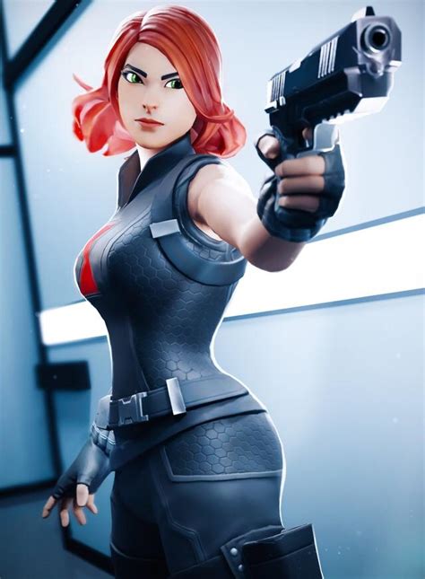 Even Though Fortnite Made This Black Widow It Does Look A Lot Like Barbra Kean With Red Hair