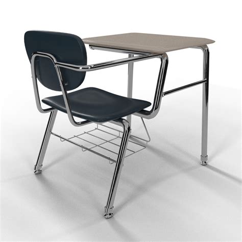 3d School Desk Model Turbosquid 1575243