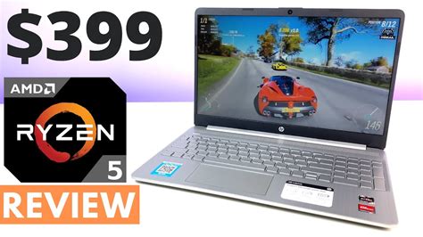 399 HP AMD RYZEN 5500U Laptop Review 2021 YouTube