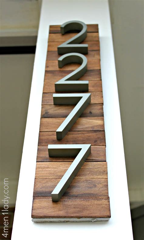 This is a custom house. 33 Best Creative House Number Ideas and Designs for 2020