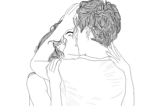 Freetoedit Couple Tumblr Tumblroutlines Outlines Drawin